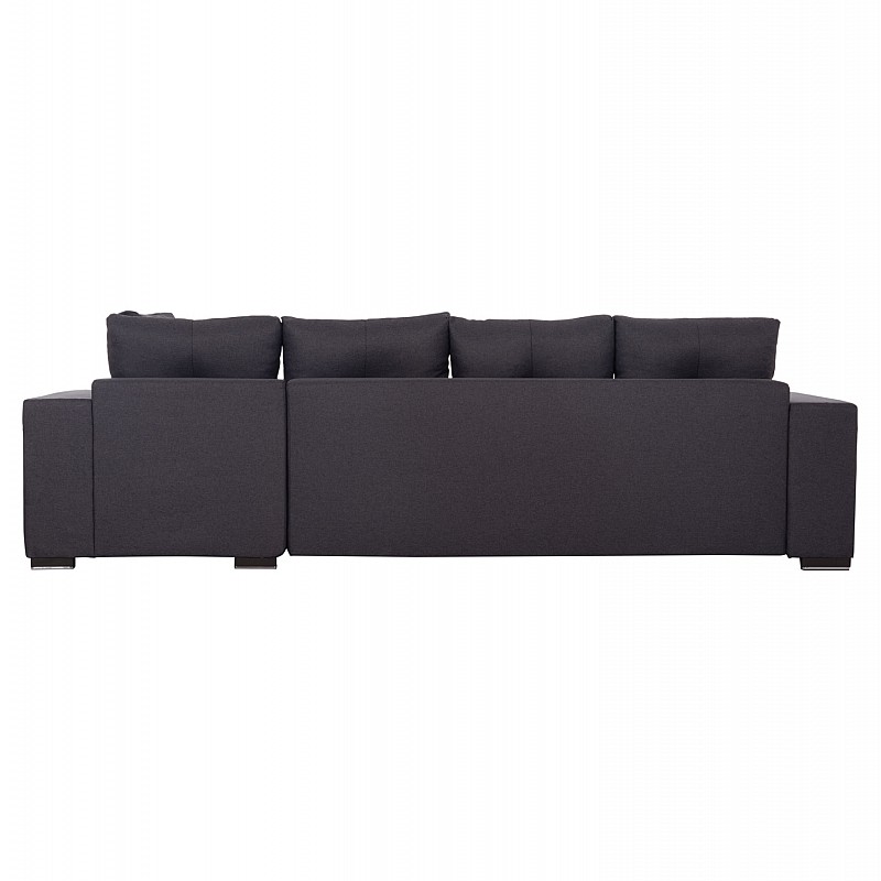ΓΩΝΙΑΚΟΣ ΚΑΝΑΠΕΣ-ΚΡΕΒΑΤΙ ΜΕ ΑΠΟΘ.ΧΩΡΟ TRENDSTON HM3302.01R ΓΚΡΙ ΥΦΑΣΜΑ 298x177x95Υεκ