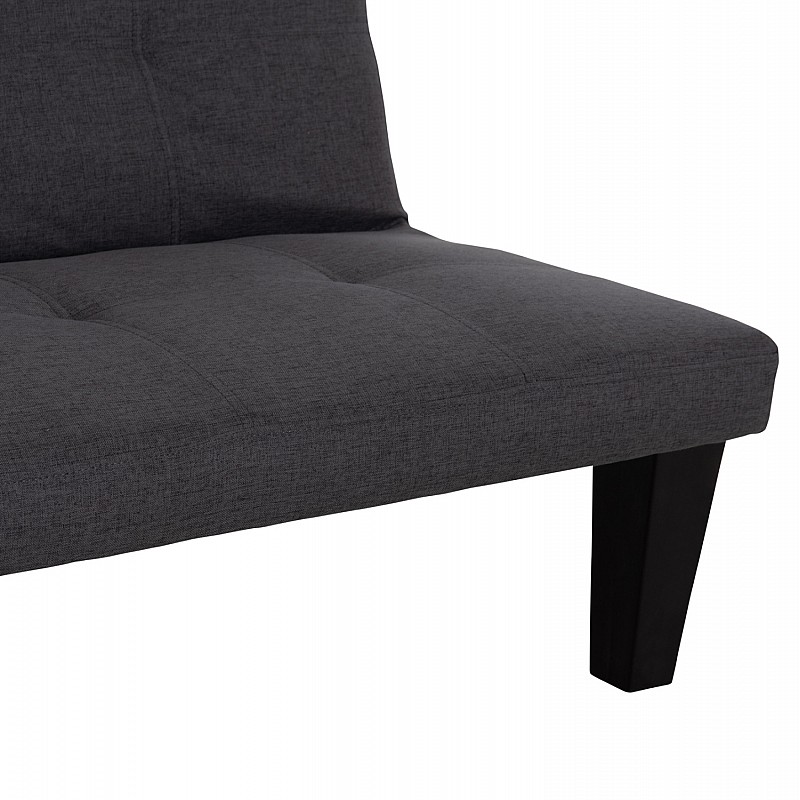 ΚΑΝΑΠΕΣ ΚΡΕΒΑΤΙ 2-ΘΕΣΙΟΣ KORO HM3304.01 ΓΚΡΙ PU ΔΕΡΜΑ 165x75x64Υεκ