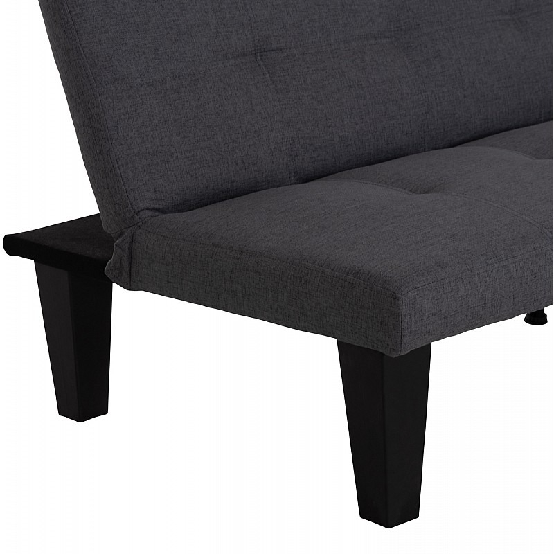 ΚΑΝΑΠΕΣ ΚΡΕΒΑΤΙ 2-ΘΕΣΙΟΣ KORO HM3304.01 ΓΚΡΙ PU ΔΕΡΜΑ 165x75x64Υεκ