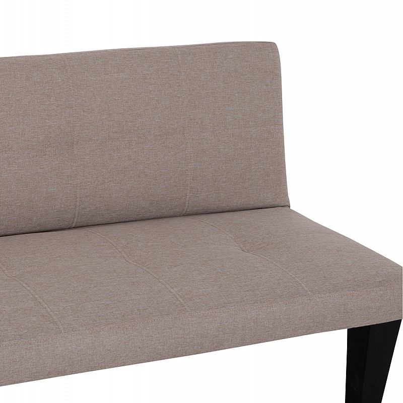 ΚΑΝΑΠΕΣ ΚΡΕΒΑΤΙ 2-ΘΕΣΙΟΣ KORO HM3304.04 ΜΠΕΖ PU ΔΕΡΜΑ 165x75x64Υεκ