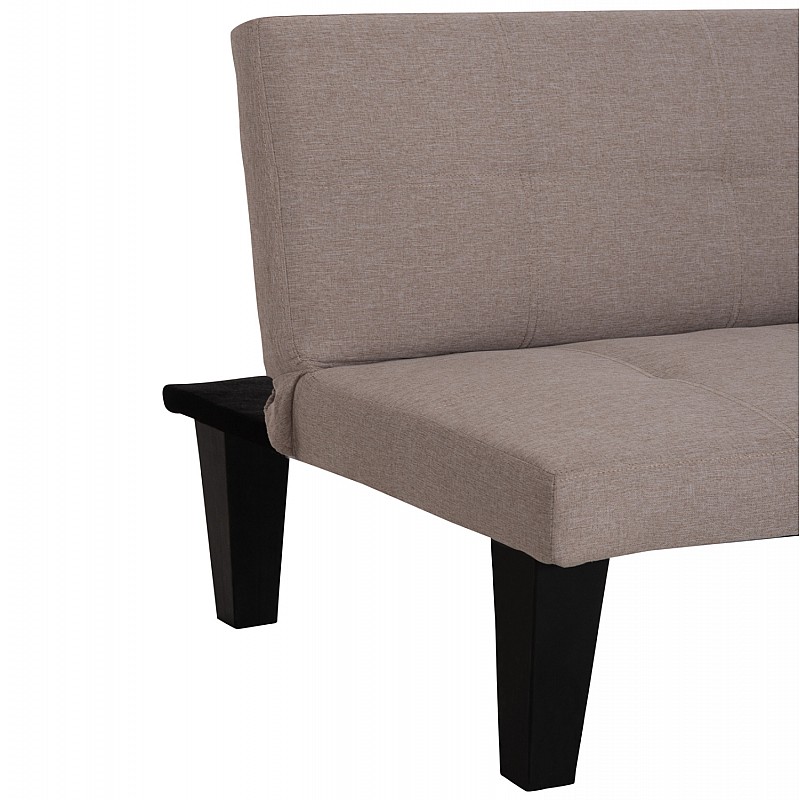 ΚΑΝΑΠΕΣ ΚΡΕΒΑΤΙ 2-ΘΕΣΙΟΣ KORO HM3304.04 ΜΠΕΖ PU ΔΕΡΜΑ 165x75x64Υεκ