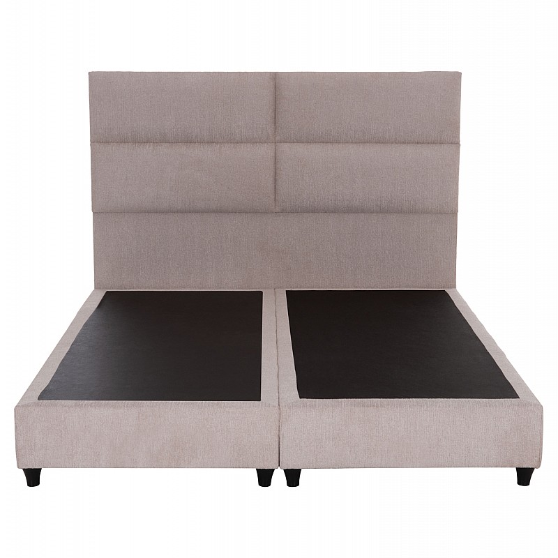 ΚΡΕΒΑΤΙ MILO HM616.32 ΜΠΕΖ ΥΦΑΣΜΑ ΓΙΑ ΣΤΡΩΜΑ 160x200εκ