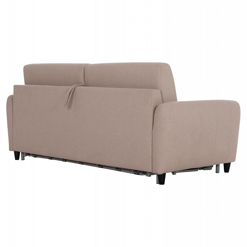 ΚΑΝΑΠΕΣ-ΚΡΕΒΑΤΙ ΜΕ ΑΝΑΔΙΠΛ.ΣΤΡΩΜΑ ETUDINE HM3311.02 ΜΠΕΖ ΥΦΑΣΜΑ 190x98x90Υεκ