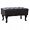 ΤΑΜΠΟΥΡΕ ΥΠΟΠΟΔΙΟ T.CHESTERFIELD EMMA HM226.01 PU 80x44x39Y εκ.ΣΚ.ΚΑΦΕ