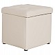 ΣΚΑΜΠΟ PRO CUBE HM224.02 PU ΜΕ ΑΠΟΘΗΚΕΥΤΙΚΟ ΧΩΡΟ- ΛΕΥΚΟ 38x38x36,5Υεκ.