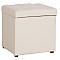 ΣΚΑΜΠΟ PRO CUBE HM224.02 PU ΜΕ ΑΠΟΘΗΚΕΥΤΙΚΟ ΧΩΡΟ- ΛΕΥΚΟ 38x38x36,5Υεκ.