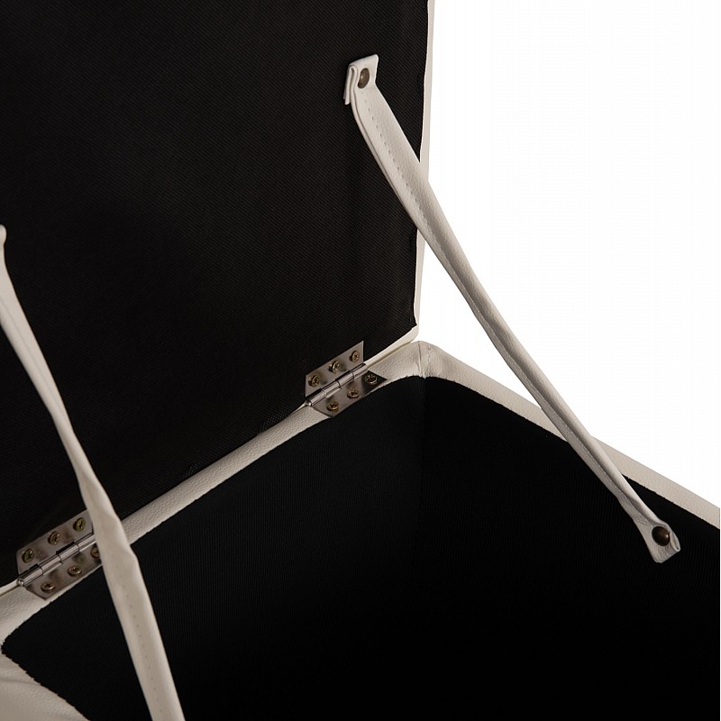ΣΚΑΜΠΟ PRO CUBE HM224.02 PU ΜΕ ΑΠΟΘΗΚΕΥΤΙΚΟ ΧΩΡΟ- ΛΕΥΚΟ 38x38x36,5Υεκ.