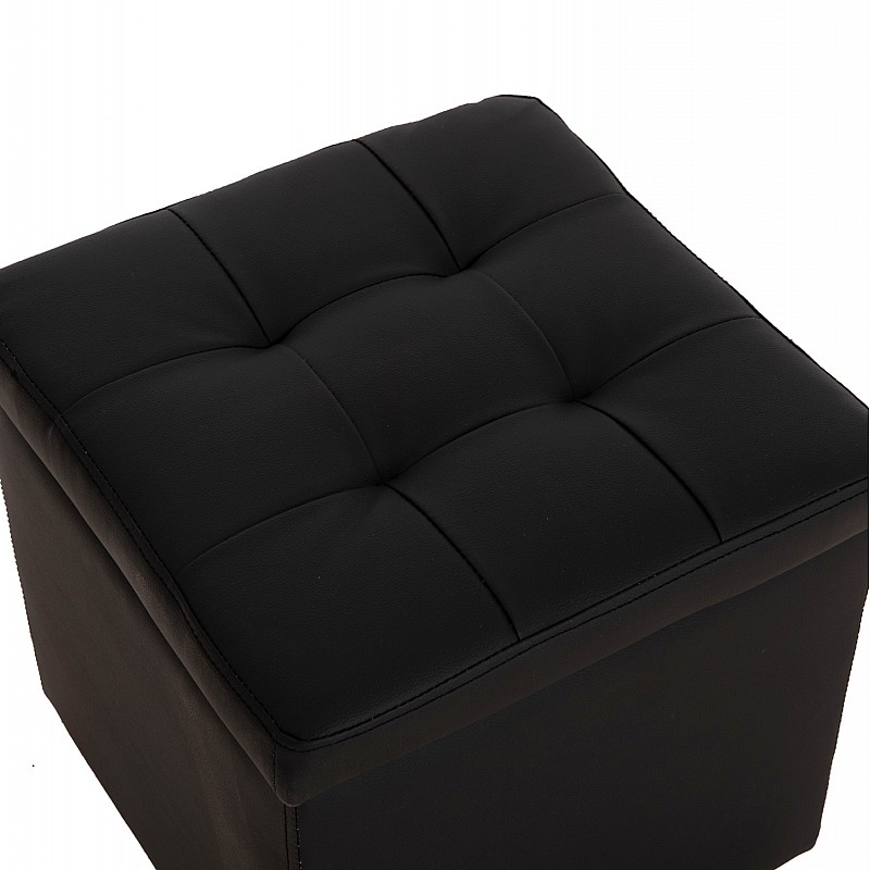 ΣΚΑΜΠΩ ΜΕ ΑΠΟΘΗΚΕΥΤΙΚΟ ΧΩΡΟ PU ΜΑΥΡΟ CUBE HM224.01 38x38x36.5Υεκ. ΣΚΑΜΠΩ ΜΕ ΑΠΟΘΗΚΕΥΤΙΚΟ ΧΩΡΟ PU ΜΑΥΡΟ CUBE HM224.01 38x38x36.5Υεκ.