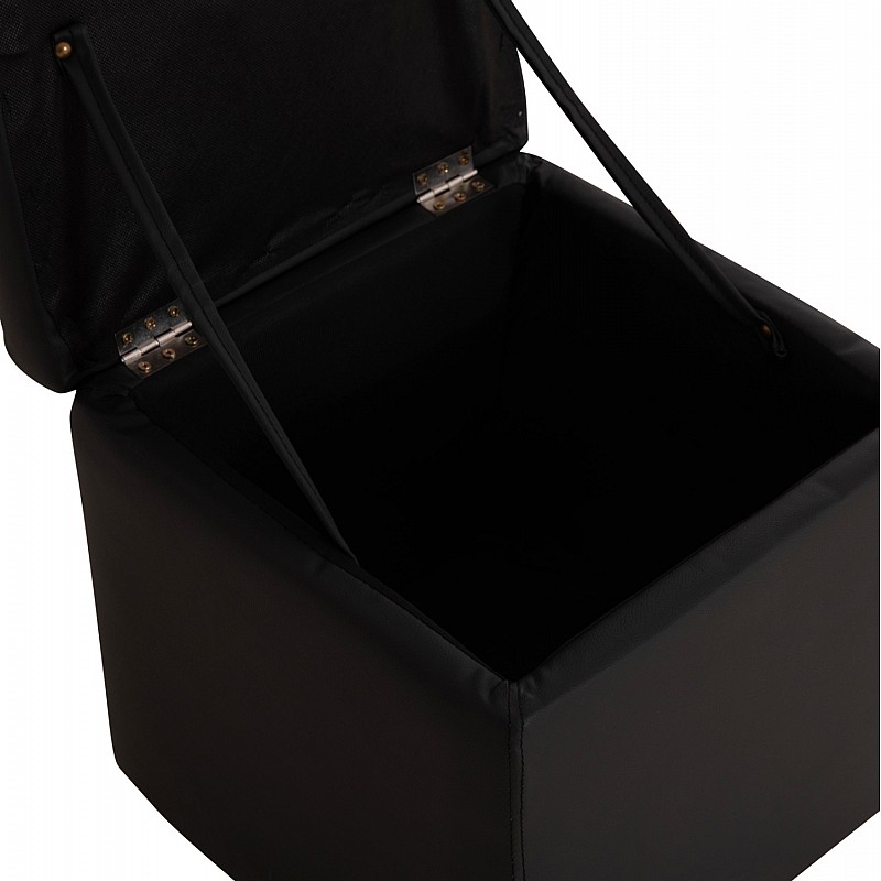 ΣΚΑΜΠΩ ΜΕ ΑΠΟΘΗΚΕΥΤΙΚΟ ΧΩΡΟ PU ΜΑΥΡΟ CUBE HM224.01 38x38x36.5Υεκ. ΣΚΑΜΠΩ ΜΕ ΑΠΟΘΗΚΕΥΤΙΚΟ ΧΩΡΟ PU ΜΑΥΡΟ CUBE HM224.01 38x38x36.5Υεκ.