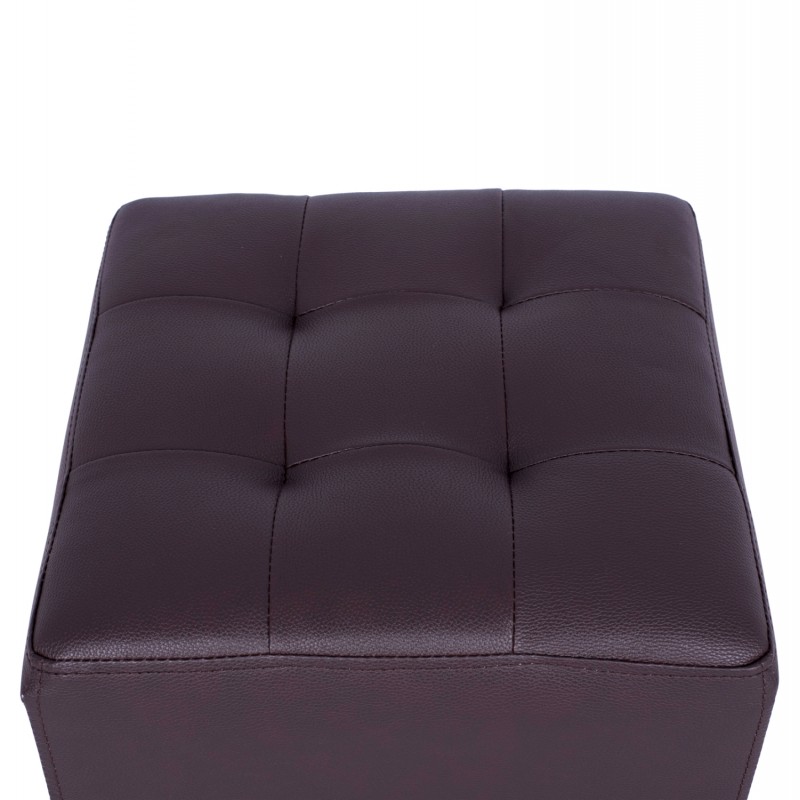 ΣΚΑΜΠΩ ΜΕ PU ΚΑΦΕ PUNK HM264.03 37x37x35εκ ΣΚΑΜΠΩ ΜΕ PU ΚΑΦΕ PUNK HM264.03 37x37x35εκ