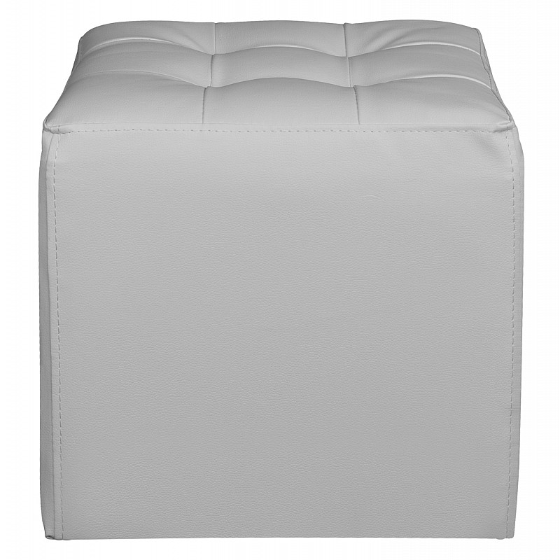 ΣΚΑΜΠΩ 37Χ37Χ35εκ ΜΕ PU ΛΕΥΚΟ PUNK HM264.02