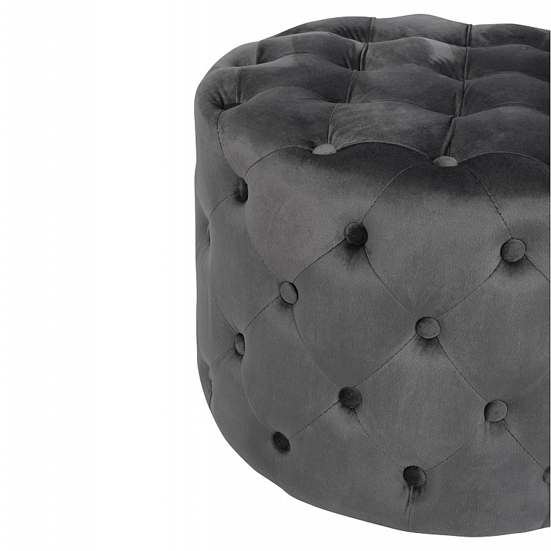 ΣΚΑΜΠΟ KASSIE ΓΚΡΙ ΒΕΛΟΥΔΟ ΤΥΠΟΥ CHESTERFIELD HM8406.01 Φ60x43Υ εκ. ΣΚΑΜΠΟ KASSIE ΓΚΡΙ ΒΕΛΟΥΔΟ ΤΥΠΟΥ CHESTERFIELD HM8406.01 Φ60x43Υ εκ.