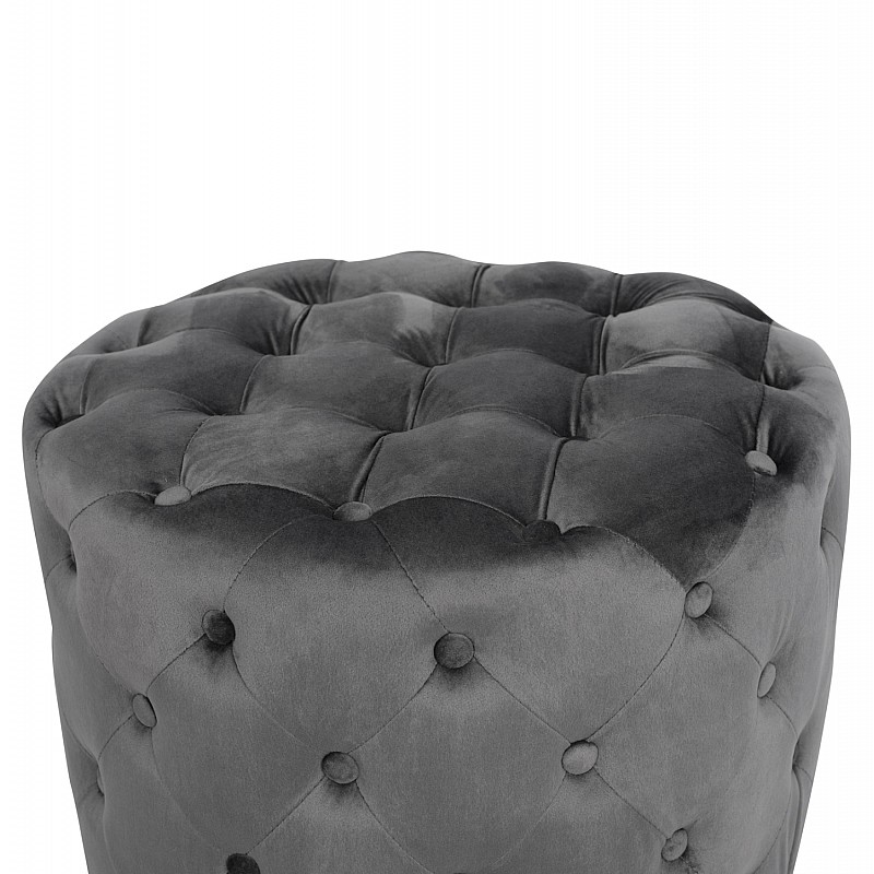 ΣΚΑΜΠΟ KASSIE ΓΚΡΙ ΒΕΛΟΥΔΟ ΤΥΠΟΥ CHESTERFIELD HM8406.01 Φ60x43Υ εκ. ΣΚΑΜΠΟ KASSIE ΓΚΡΙ ΒΕΛΟΥΔΟ ΤΥΠΟΥ CHESTERFIELD HM8406.01 Φ60x43Υ εκ.