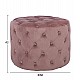 ΣΚΑΜΠΟ KASSIE  ΣΑΠΙΟ ΜΗΛΟ ΒΕΛΟΥΔΟ ΤΥΠΟΥ CHESTERFIELD HM8406.02 Φ60x43Υ εκ. ΣΚΑΜΠΟ KASSIE  ΣΑΠΙΟ ΜΗΛΟ ΒΕΛΟΥΔΟ ΤΥΠΟΥ CHESTERFIELD HM8406.02 Φ60x43Υ εκ.
