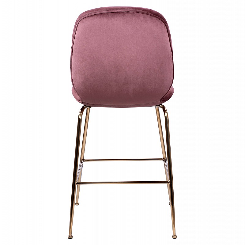 ΣΚΑΜΠΟ ΜΕΣΑΙΟΥ ΥΨΟΥΣ NORA HM8524.02 ΒΕΛΟΥΔΟ ΣΑΠΙΟ ΜΗΛΟ & ΧΡΥΣΟ ΜΕΤΑΛΛΙΚΟ ΣΚΕΛΕΤΟ 48x61x103 εκ.