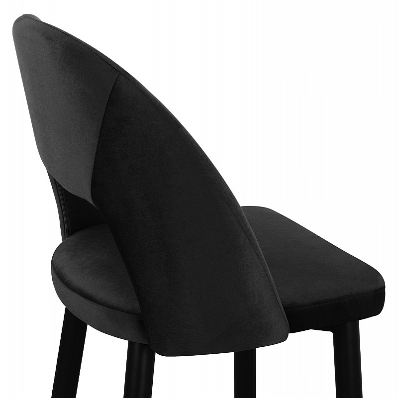 ΣΚΑΜΠΟ ΜΠΑΡ HARPER HM8526.04 ΒΕΛΟΥΔΟ ΜΑΥΡΟ ΜΕ ΜΕΤΑΛΛΙΚΟ ΣΚΕΛΕΤΟ 50Χ51Χ111Υ εκ.