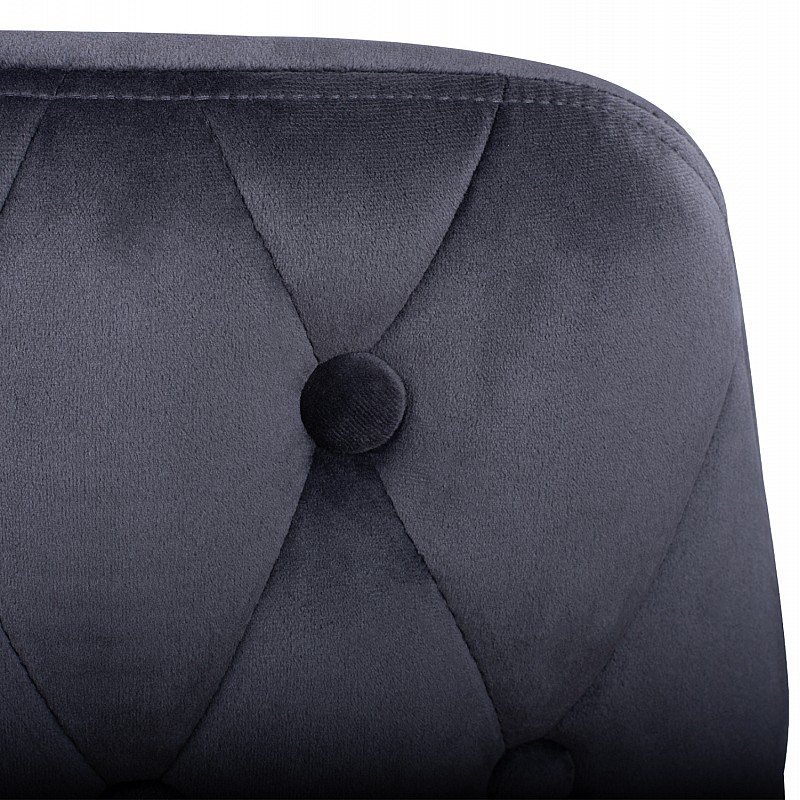 ΣΚΑΜΠΟ ΜΠΑΡ SERENITY HM8519.01 ΑΠΟ ΒΕΛΟΥΔΟ ΓΚΡΙ ΜΕ ΜΕΤΑΛΛΙΚΟ ΣΚΕΛΕΤΟ 51Χ57Χ110Υ εκ.