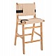 ΣΚΑΜΠΟ ΜΕΣΑΙΟΥ ΥΨΟΥΣ HM9325.01 RUBBERWOOD & ΣΧΟΙΝΙ-ΦΥΣΙΚΟ RUSTIC 45x46x95Υεκ.