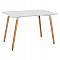 ΤΡΑΠΕΖΙ MINIMAL HM8581.01 ΛΕΥΚΟ MDF-ΠΟΔΙΑ ΟΞΙΑ ΣΕ ΦΥΣΙΚΟ ΧΡΩΜΑ- 120Χ60X74Υεκ.