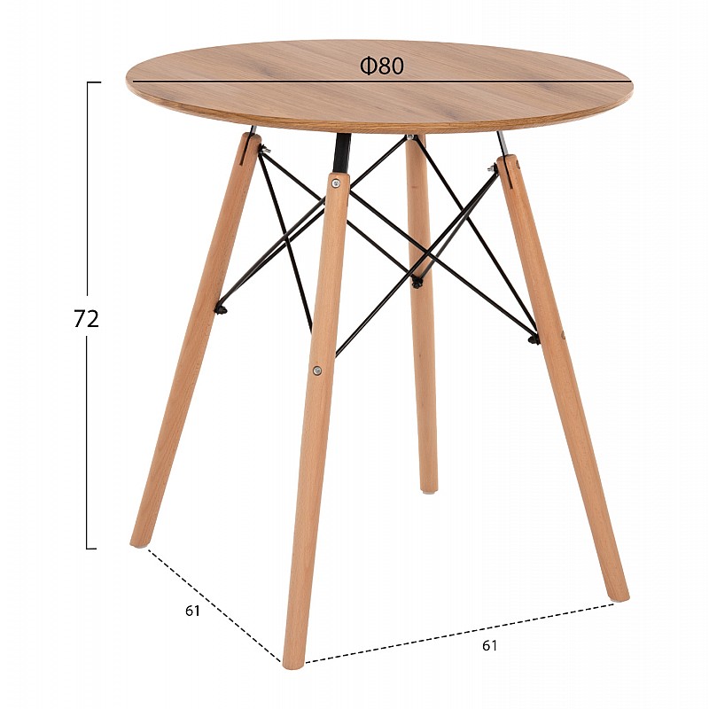 ΤΡΑΠΕΖΙ MINIMAL ΣΤΡΟΓΓΥΛΟ HM0059.04 MDF ΣΕ ΦΥΣΙΚΟ-ΠΟΔΙΑ ΟΞΙΑΣ ΦΥΣΙΚΟ Φ80Χ72Υεκ. ΤΡΑΠΕΖΙ MINIMAL ΣΤΡΟΓΓΥΛΟ HM0059.04 MDF ΣΕ ΦΥΣΙΚΟ-ΠΟΔΙΑ ΟΞΙΑΣ ΦΥΣΙΚΟ Φ80Χ72Υεκ.