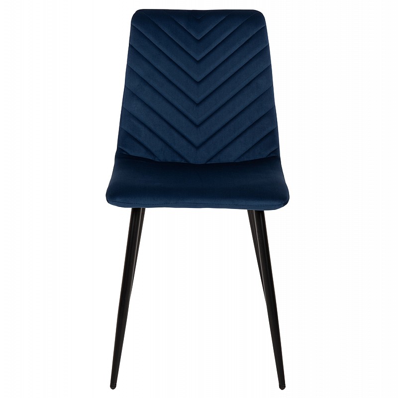 ΚΑΡΕΚΛΑ LATRELL HM8587.08 ΒΕΛΟΥΔΟ ΜΠΛΕ ΜΕ ΜΑΥΡΑ ΜΕΤΑΛΛΙΚΑ ΠΟΔΙΑ 43x54x88Υεκ.