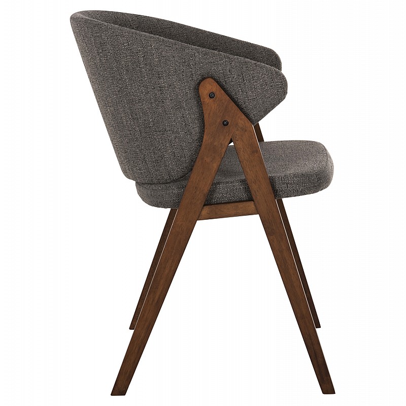ΚΑΡΕΚΛΑ HANA HM9746.02 RUBBERWOOD ΣΕ ΚΑΡΥΔΙ ΧΡΩΜΑ-ΓΚΡΙ ΥΦΑΣΜΑ 55x60x84Yεκ. ΚΑΡΕΚΛΑ HANA HM9746.02 RUBBERWOOD ΣΕ ΚΑΡΥΔΙ ΧΡΩΜΑ-ΓΚΡΙ ΥΦΑΣΜΑ 55x60x84Yεκ.