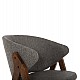 ΚΑΡΕΚΛΑ HANA HM9746.02 RUBBERWOOD ΣΕ ΚΑΡΥΔΙ ΧΡΩΜΑ-ΓΚΡΙ ΥΦΑΣΜΑ 55x60x84Yεκ. ΚΑΡΕΚΛΑ HANA HM9746.02 RUBBERWOOD ΣΕ ΚΑΡΥΔΙ ΧΡΩΜΑ-ΓΚΡΙ ΥΦΑΣΜΑ 55x60x84Yεκ.