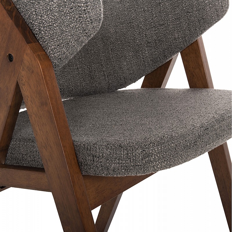 ΚΑΡΕΚΛΑ HANA HM9746.02 RUBBERWOOD ΣΕ ΚΑΡΥΔΙ ΧΡΩΜΑ-ΓΚΡΙ ΥΦΑΣΜΑ 55x60x84Yεκ. ΚΑΡΕΚΛΑ HANA HM9746.02 RUBBERWOOD ΣΕ ΚΑΡΥΔΙ ΧΡΩΜΑ-ΓΚΡΙ ΥΦΑΣΜΑ 55x60x84Yεκ.
