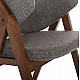ΚΑΡΕΚΛΑ HANA HM9746.02 RUBBERWOOD ΣΕ ΚΑΡΥΔΙ ΧΡΩΜΑ-ΓΚΡΙ ΥΦΑΣΜΑ 55x60x84Yεκ. ΚΑΡΕΚΛΑ HANA HM9746.02 RUBBERWOOD ΣΕ ΚΑΡΥΔΙ ΧΡΩΜΑ-ΓΚΡΙ ΥΦΑΣΜΑ 55x60x84Yεκ.