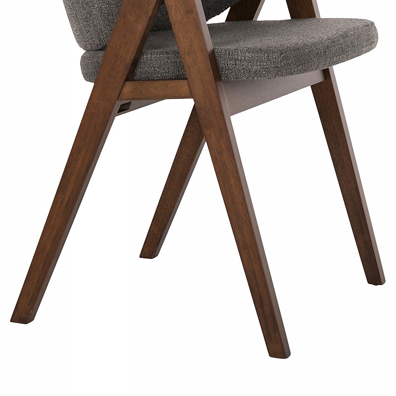 ΚΑΡΕΚΛΑ HANA HM9746.02 RUBBERWOOD ΣΕ ΚΑΡΥΔΙ ΧΡΩΜΑ-ΓΚΡΙ ΥΦΑΣΜΑ 55x60x84Yεκ. ΚΑΡΕΚΛΑ HANA HM9746.02 RUBBERWOOD ΣΕ ΚΑΡΥΔΙ ΧΡΩΜΑ-ΓΚΡΙ ΥΦΑΣΜΑ 55x60x84Yεκ.