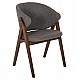 ΚΑΡΕΚΛΑ HANA HM9746.02 RUBBERWOOD ΣΕ ΚΑΡΥΔΙ ΧΡΩΜΑ-ΓΚΡΙ ΥΦΑΣΜΑ 55x60x84Yεκ. ΚΑΡΕΚΛΑ HANA HM9746.02 RUBBERWOOD ΣΕ ΚΑΡΥΔΙ ΧΡΩΜΑ-ΓΚΡΙ ΥΦΑΣΜΑ 55x60x84Yεκ.