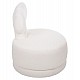 ΣΚΑΜΠΟ ΜΕ ΠΛΑΤΗ ΠΕΡΙΣΤΡΕΦΟΜΕΝΟ KRIVIO HM9775.05 ΛΕΥΚΟ TEDDY ΥΦΑΣΜΑ 52x53x60Yεκ.