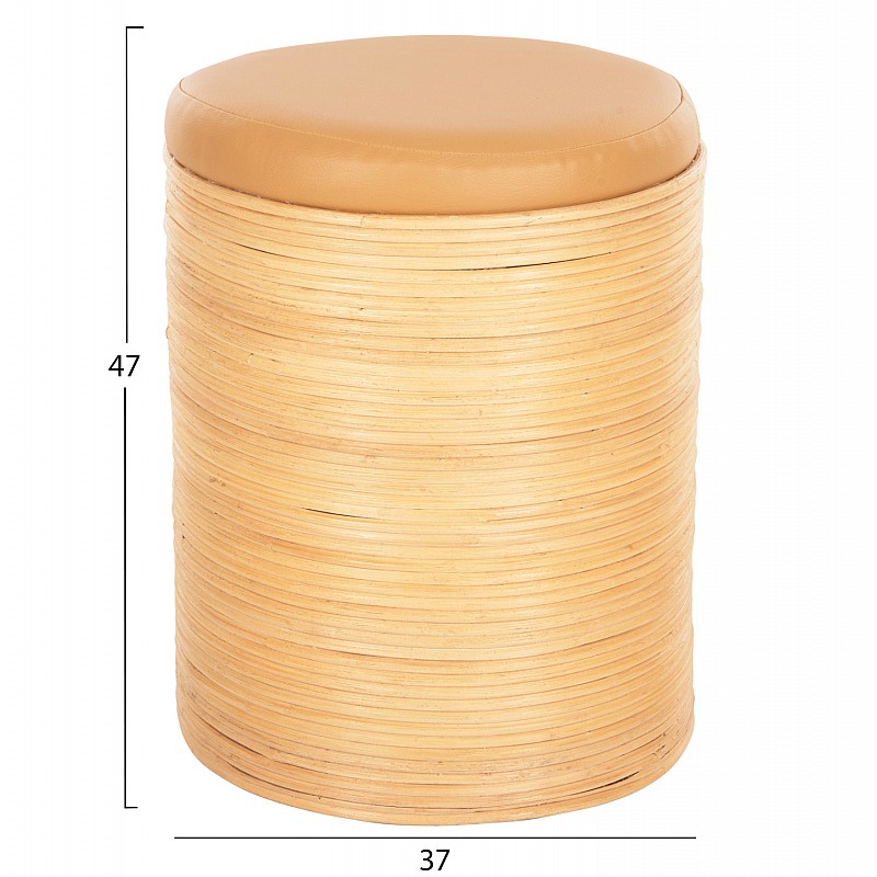 ΣΚΑΜΠΟ MITCH HM9886 ΦΥΣΙΚΟ RATTAN-ΚΑΘΙΣΜΑ ΑΠΟ PU ΜΠΕΖ Φ37x47Υεκ. ΣΚΑΜΠΟ MITCH HM9886 ΦΥΣΙΚΟ RATTAN-ΚΑΘΙΣΜΑ ΑΠΟ PU ΜΠΕΖ Φ37x47Υεκ.