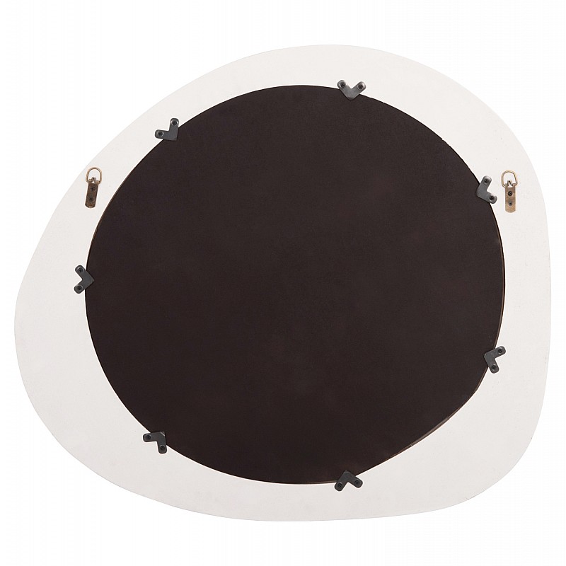 ΚΑΘΡΕΠΤΗΣ ΤΟΙΧΟΥ ΟΒΑΛ ΣΕΙΡΑ SANTORINI HM4511 MDF ΣΕ ΥΠΟΛΕΥΚΟ 82x3,5x74Υεκ