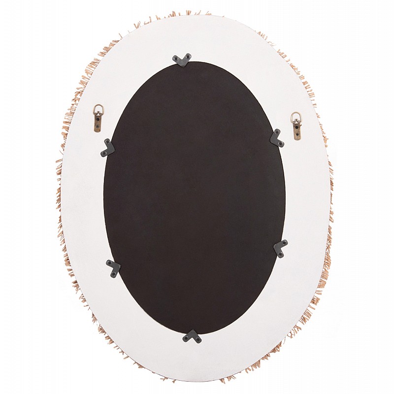 ΚΑΘΡΕΠΤΗΣ ΤΟΙΧΟΥ ΣΕΙΡΑ SANTORINI HM4528 MDF ΥΠΟΛΕΥΚΟ-ΔΙΑΚΟΣΜΗΣΗ ΣΕ ΜΠΕΖ 60x2x80Υεκ.