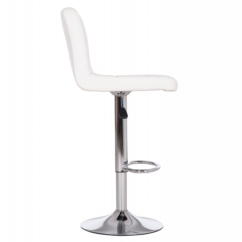 ΣΚΑΜΠΟ ΜΠΑΡ ΠΕΡΙΣΤΡΕΦΟΜΕΝΟ DIANA HM202.22 ΛΕΥΚΟ PU--ΜΕΤΑΛΛΟ ΧΡΩΜΙΟ 44x52x109Υεκ.