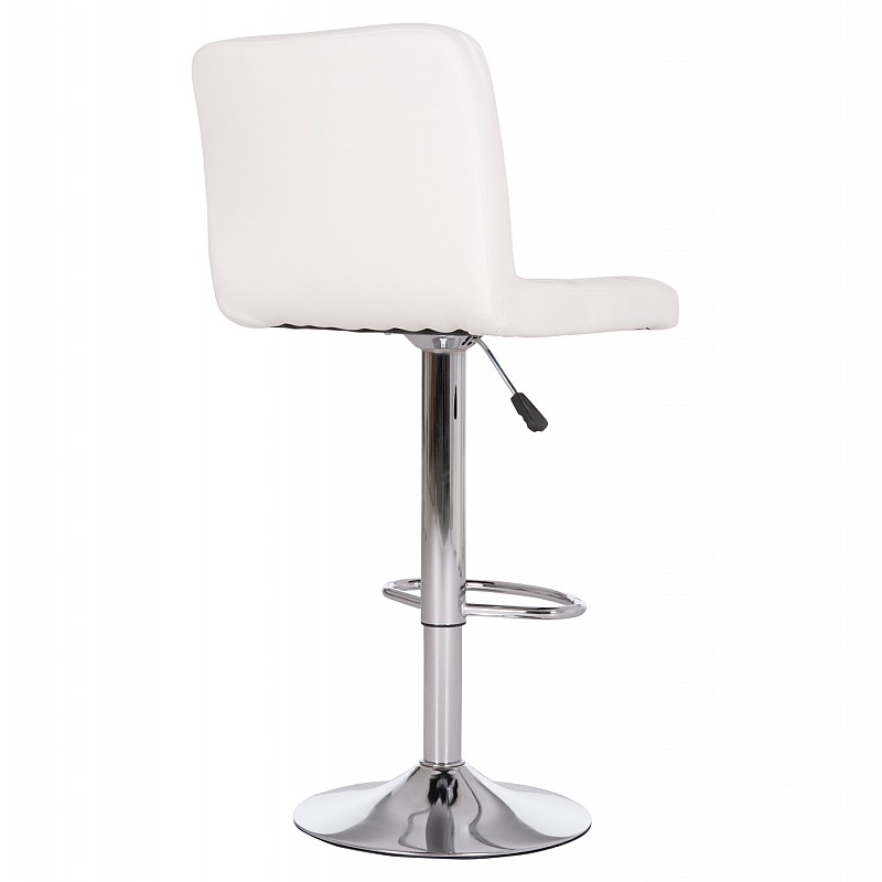 ΣΚΑΜΠΟ ΜΠΑΡ ΠΕΡΙΣΤΡΕΦΟΜΕΝΟ DIANA HM202.22 ΛΕΥΚΟ PU--ΜΕΤΑΛΛΟ ΧΡΩΜΙΟ 44x52x109Υεκ.