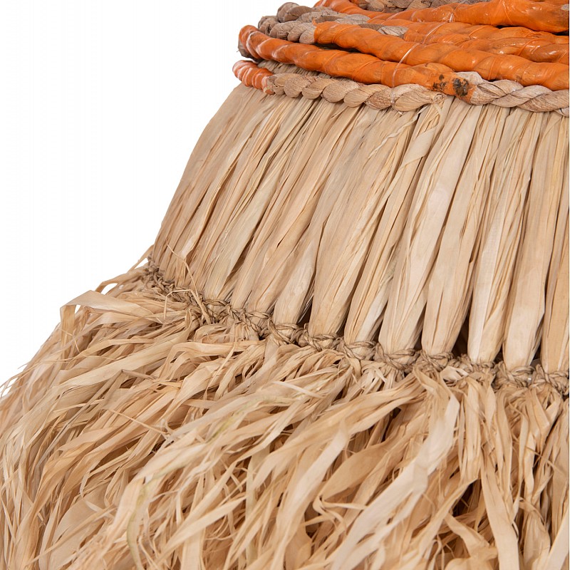 ΦΩΤΙΣΤΙΚΟ ΟΡΟΦΗΣ SIFO HM4714 ΚΑΠΕΛΟ ΙΝΕΣ SISAL & ΜΠΑΝΑΝΑΣ-ΦΥΣΙΚΟ & MIX Φ35x45Υεκ.