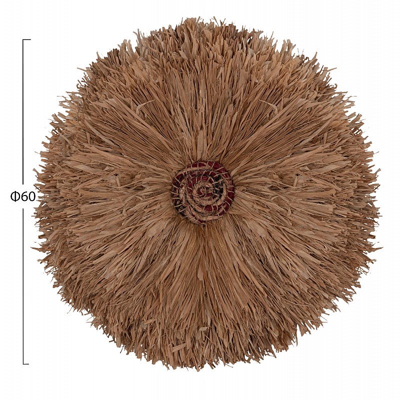ΔΙΑΚΟΣΜΗΤΙΚΟ ΤΟΙΧΟΥ ΣΤΡΟΓΓΥΛΟ ABOR HM4717 ΙΝΕΣ SISAL ΦΥΣΙΚΟ Φ60εκ.