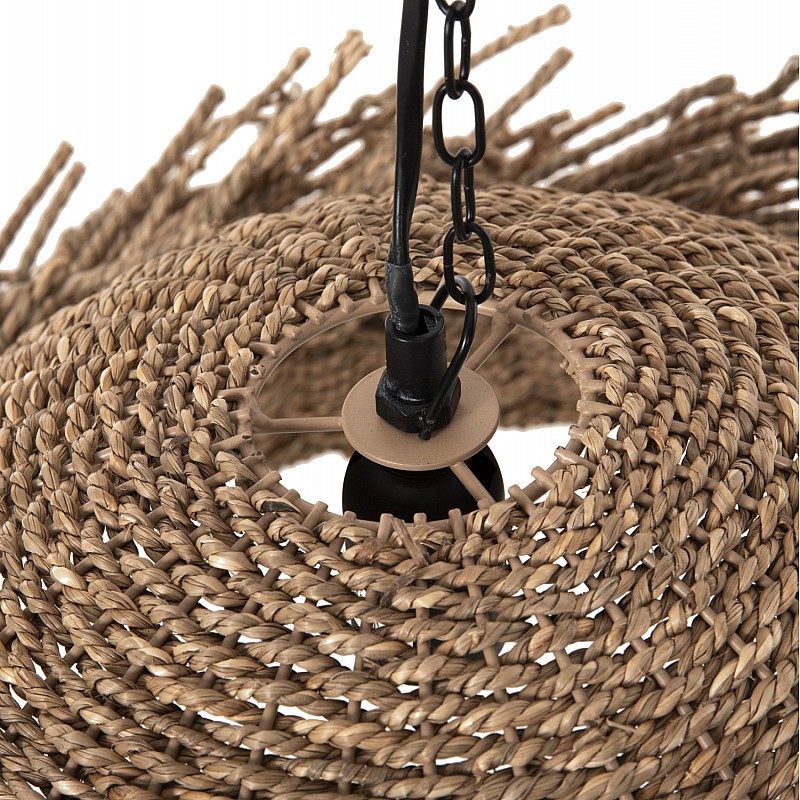 ΦΩΤΙΣΤΙΚΟ ΟΡΟΦΗΣ ΚΡΕΜΑΣΤΟ HM4347 SEAGRASS ΣΕ ΦΥΣΙΚΟ ΧΡΩΜΑ Φ72x30-140Υεκ.