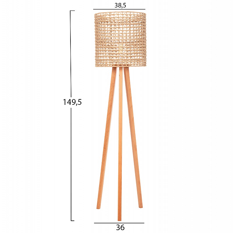 ΕΠΙΔΑΠΕΔΙΟ ΦΩΤΙΣΤΙΚΟ HM4351 RUBBERWOOD-RATTAN-PAPER ROPE ΣΕ ΦΥΣΙΚΟ Φ36x149,5Υεκ. ΕΠΙΔΑΠΕΔΙΟ ΦΩΤΙΣΤΙΚΟ HM4351 RUBBERWOOD-RATTAN-PAPER ROPE ΣΕ ΦΥΣΙΚΟ Φ36x149,5Υεκ.