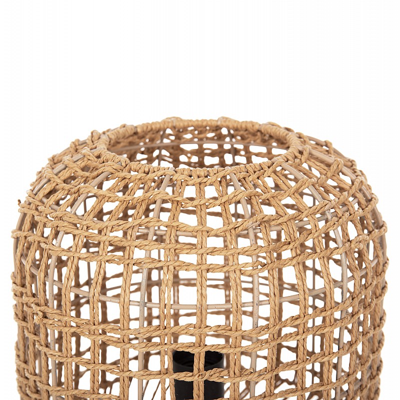 ΦΩΤΙΣΤΙΚΟ ΔΑΠΕΔΟΥ HM4359 ΜΕΤΑΛΛΟ-PAPER ROPE ΣΕ ΚΑΦΕ-2 ΛΑΜΠΕΣ Φ25x78,5Υεκ.