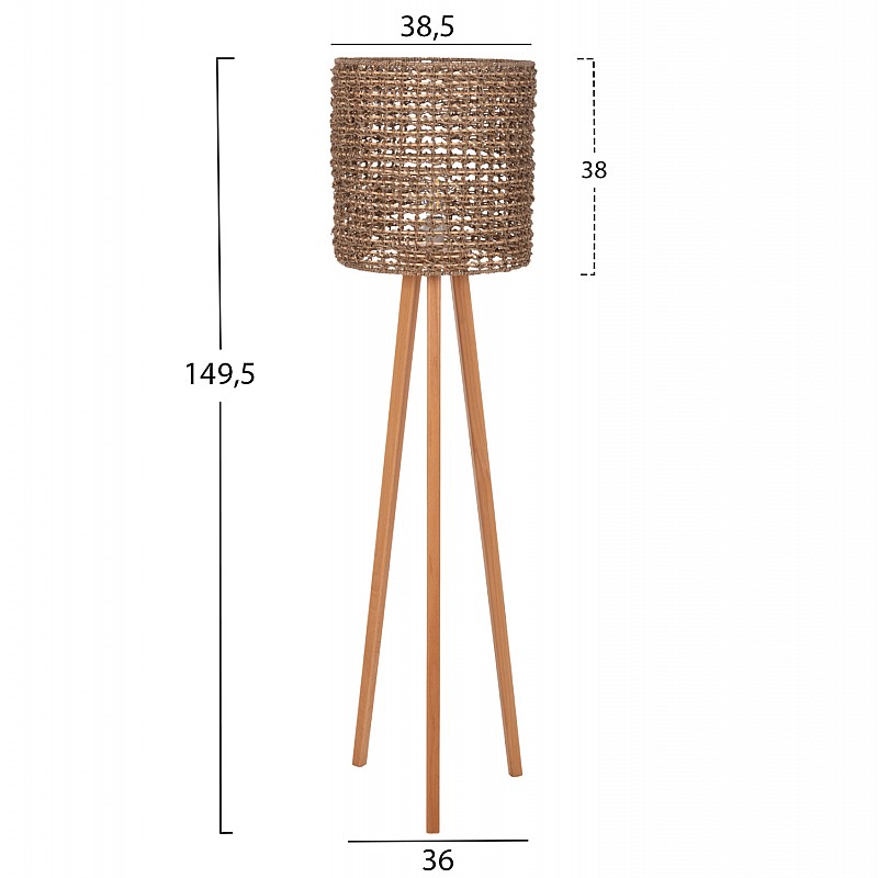 ΕΠΙΔΑΠΕΔΙΟ ΦΩΤΙΣΤΙΚΟ HM4352 RUBBERWOOD-RATTAN-SEAGRASS ΣΕ ΦΥΣΙΚΟ Φ36x149,5Υεκ. ΕΠΙΔΑΠΕΔΙΟ ΦΩΤΙΣΤΙΚΟ HM4352 RUBBERWOOD-RATTAN-SEAGRASS ΣΕ ΦΥΣΙΚΟ Φ36x149,5Υεκ.