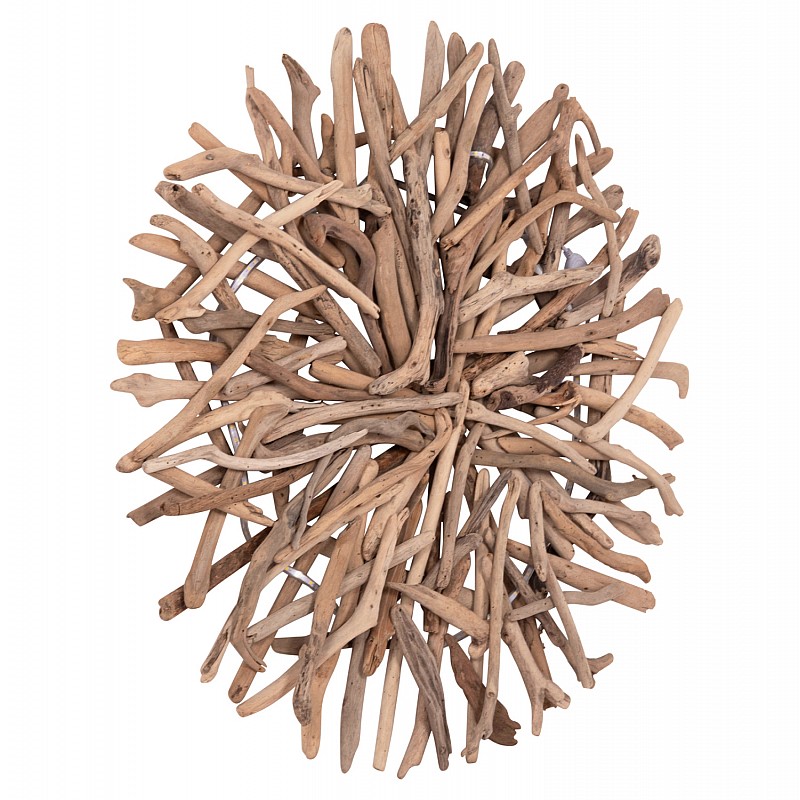 ΦΩΤΙΖΟΜΕΝΟ ΔΙΑΚΟΣΜΗΤΙΚΟ ΤΟΙΧΟΥ DREAMER HM4422 DRIFTWOOD ΜΕ ΤΑΙΝΙΑ LED Φ90x7(πάχος)εκ