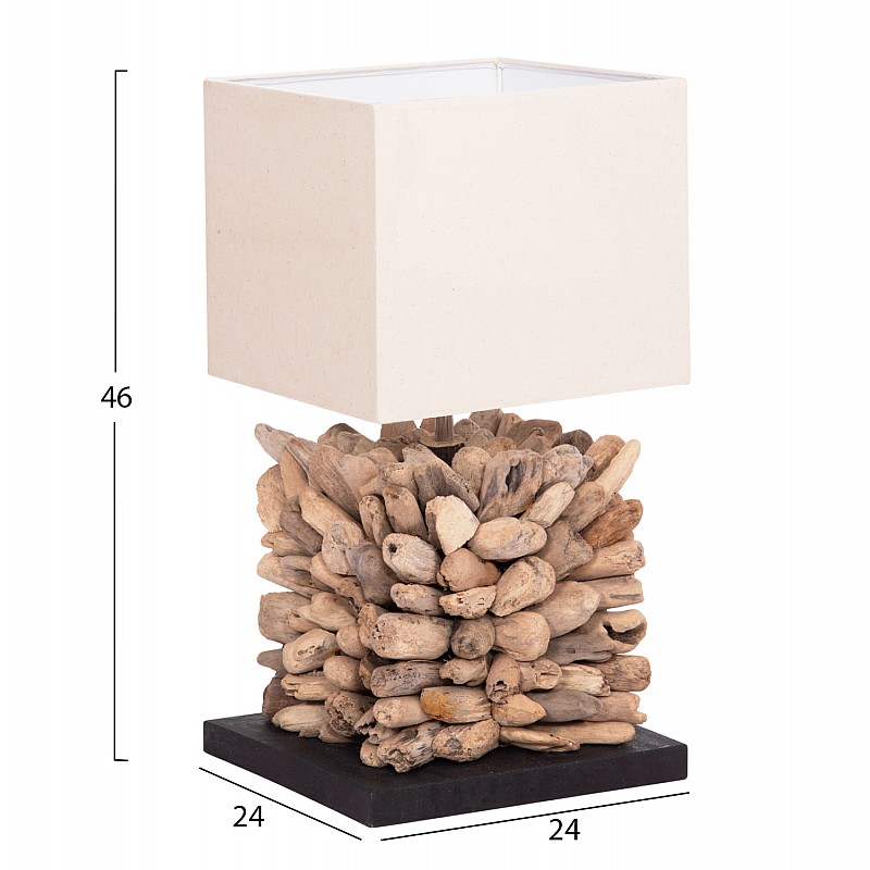 ΕΠΙΤΡΑΠΕΖΙΟ ΦΩΤΙΣΤΙΚΟ ΣΧΗΜΑ ΚΥΒΟΥ TWIGGY HM4425 DRIFTWOOD & ΛΕΥΚΟ ΚΑΠΕΛΟ 24x24x46Υεκ ΕΠΙΤΡΑΠΕΖΙΟ ΦΩΤΙΣΤΙΚΟ ΣΧΗΜΑ ΚΥΒΟΥ TWIGGY HM4425 DRIFTWOOD & ΛΕΥΚΟ ΚΑΠΕΛΟ 24x24x46Υεκ