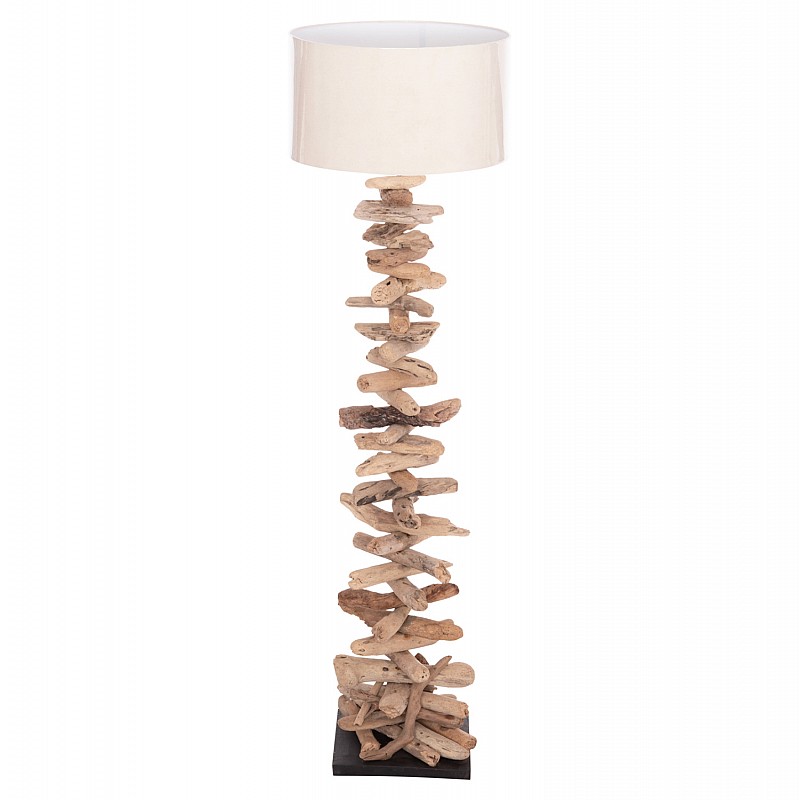 ΔΙΑΚΟΣΜΗΤΙΚΟ ΦΩΤΙΣΤΙΚΟ ΔΑΠΕΔΟΥ ALTAR HM4430 DRIFTWOOD--ΛΕΥΚΟ PVC Φ45x155Υεκ.