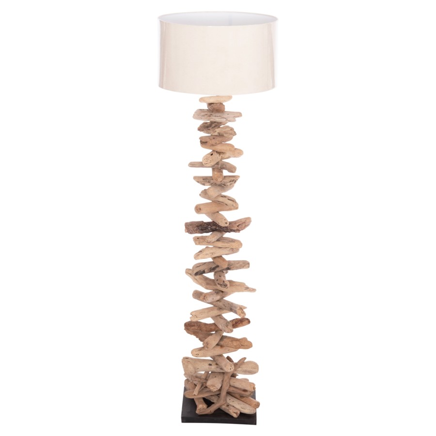 ΔΙΑΚΟΣΜΗΤΙΚΟ ΦΩΤΙΣΤΙΚΟ ΔΑΠΕΔΟΥ ALTAR HM4430 DRIFTWOOD--ΛΕΥΚΟ PVC Φ45x155Υεκ.