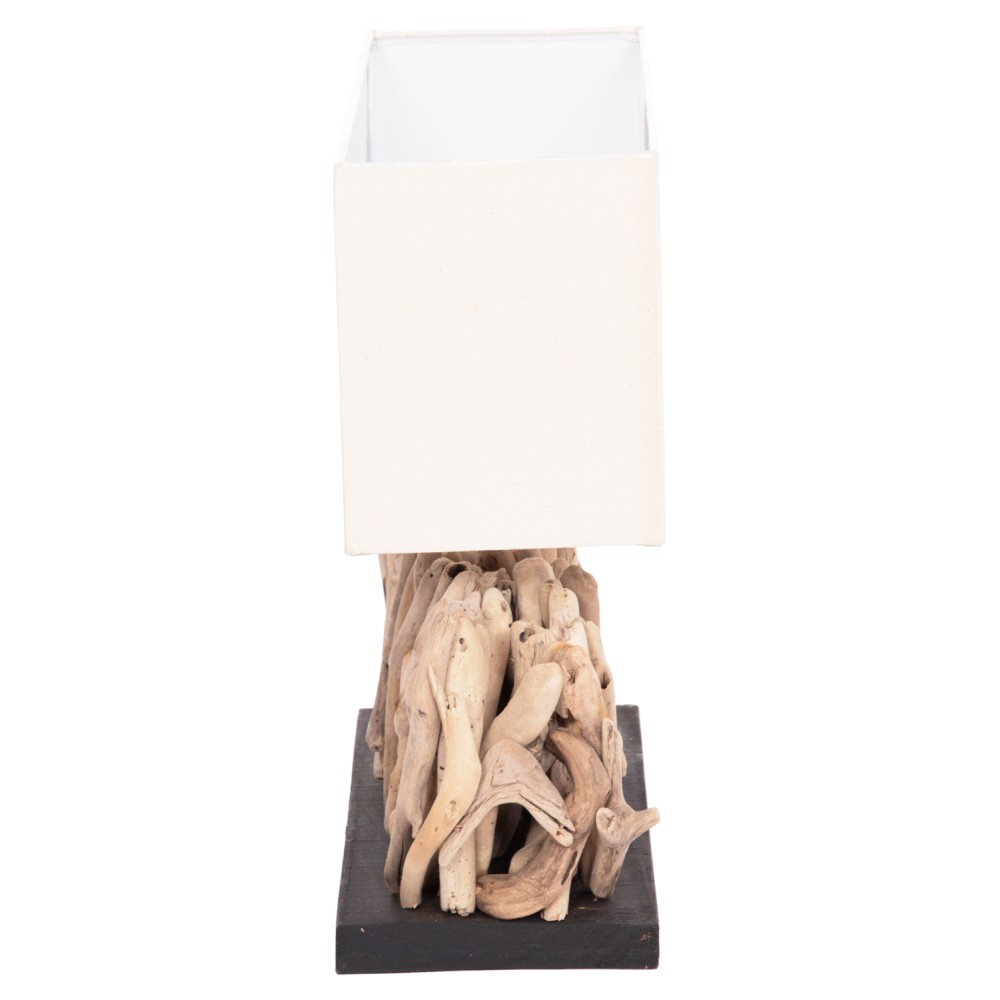 ΕΠΙΤΡΑΠΕΖΙΟ ΟΡΘΟΓΩΝΙΟ ΦΩΤΙΣΤΙΚΟ TWIGGY HM4434 DRIFTWOOD & ΛΕΥΚΟ ΚΑΠΕΛΟ 56x16.5x43Υεκ.