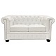 ΚΑΝΑΠΕΣ 2ΘΕΣΙΟΣ T.CHESTERFIELD HM3010.02 ΤΕΧΝΟΔΕΡΜΑ ΛΕΥΚΟ ΜΑΤ 155x90x73 εκ. ΚΑΝΑΠΕΣ 2ΘΕΣΙΟΣ T.CHESTERFIELD HM3010.02 ΤΕΧΝΟΔΕΡΜΑ ΛΕΥΚΟ ΜΑΤ 155x90x73 εκ.