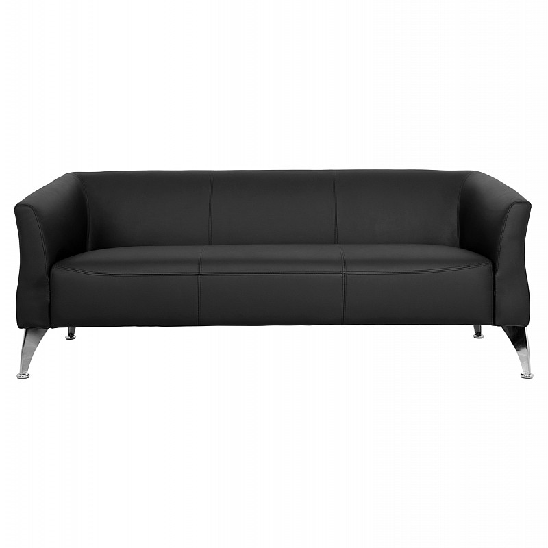 ΚΑΝΑΠΕΣ 3ΘΕΣΙΟΣ KIANA HM3122.31 ΜΕ ΜΑΥΡΟ PU 180x75x71 εκ.